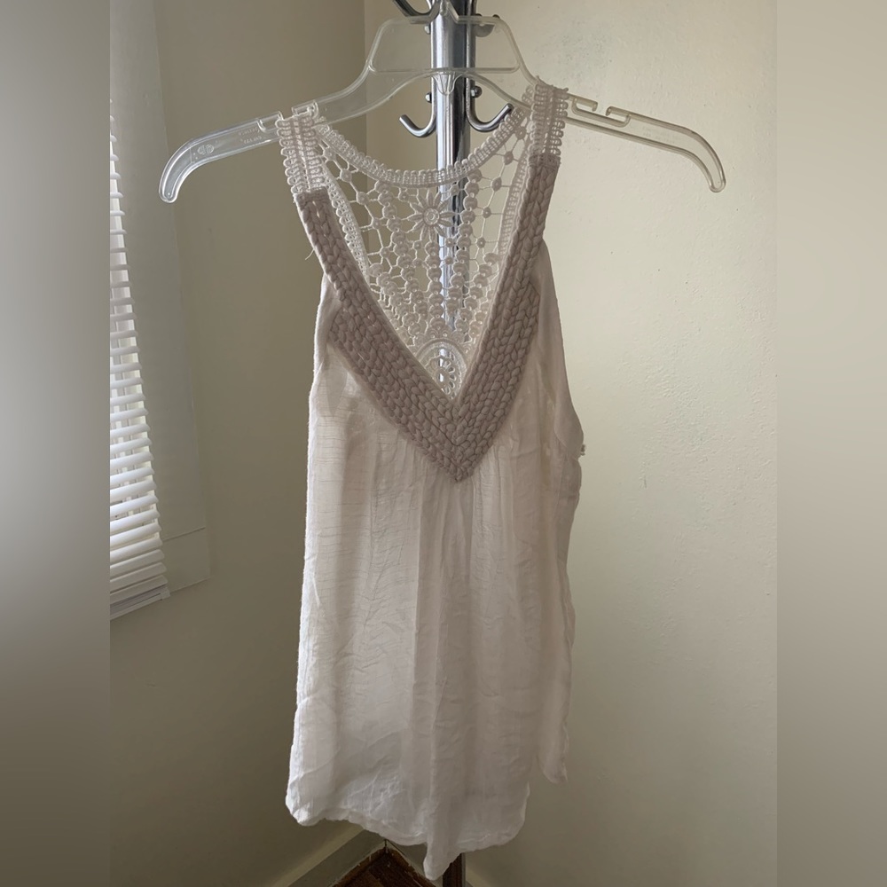 White super cute tank top
